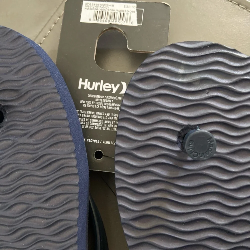 Hurley men’s flip flops